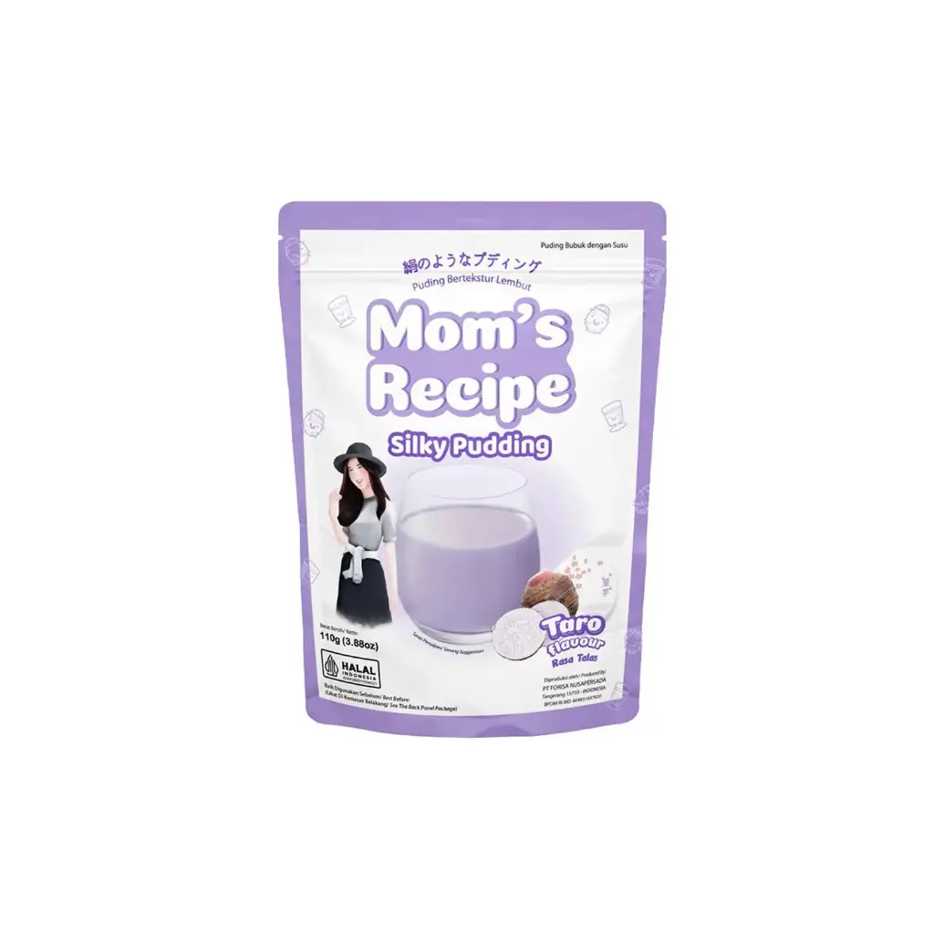 Mom's Recipe Silky puding bubuk taro 110g