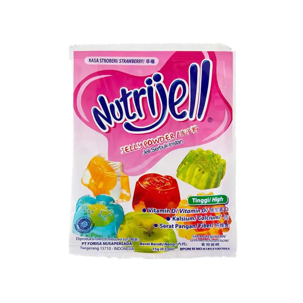 نوتريجيل كونياكو جيلي بودر بالفراولة 15 جم