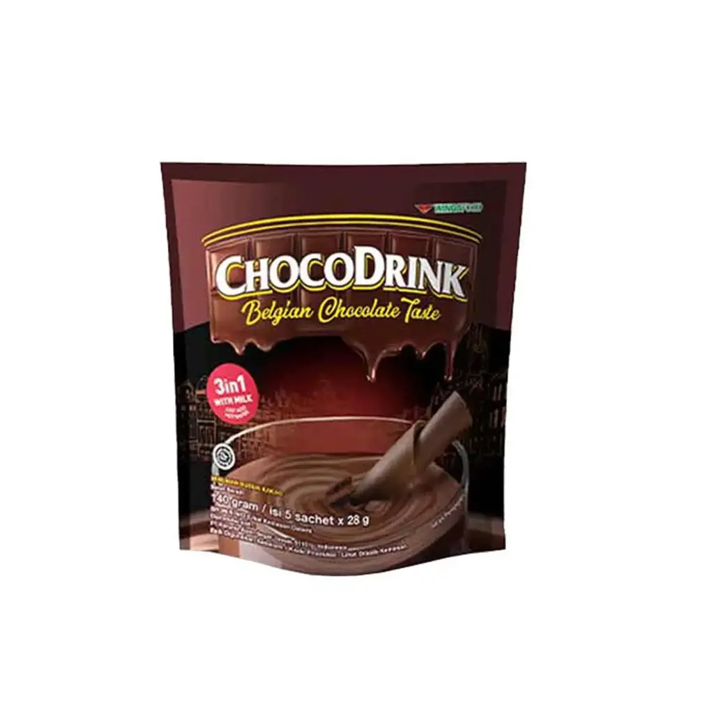 مشروب الشوكولاتة البلجيكية بنكهة الشوكولاتة 5 × 28 جرام