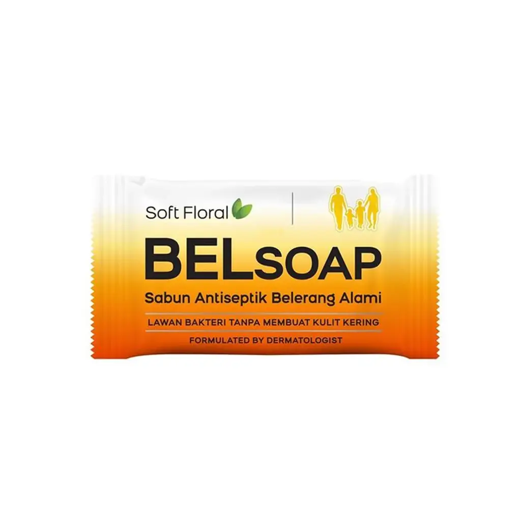 Belsoap Antiseptic Soap Sulfur Soft Floral 65 Gr - Antiseptic Soap