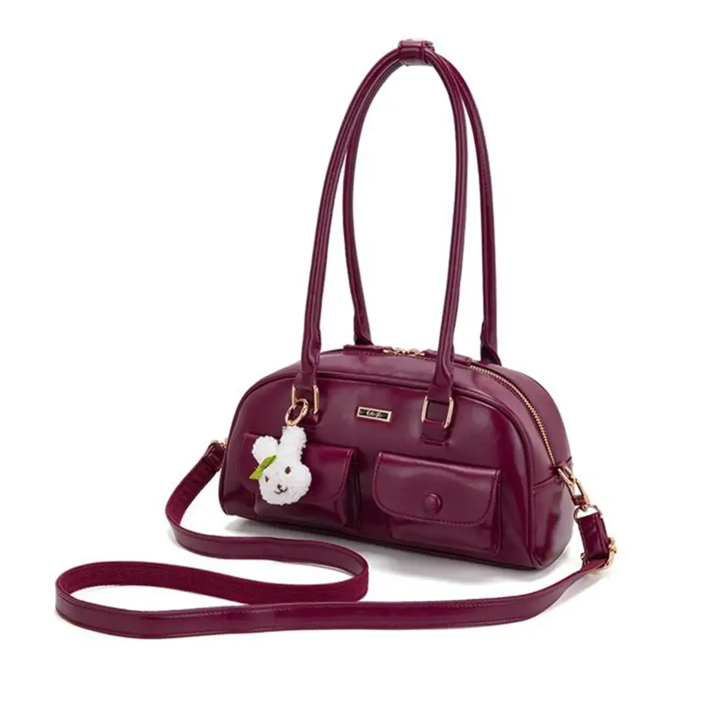 Soksu Women's Shoulder Bag - Cherryred
