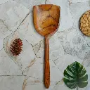Teak Wood Square Spatula - Spatula, Standard