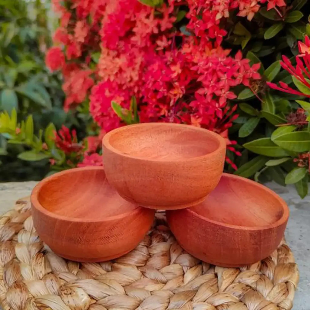 Premium Mahogany Bowl 7 x 3 cm