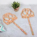 Rattan mattress cleaning racket