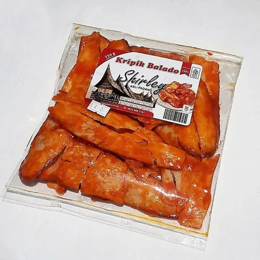 Padang-style Spicy Cassava Chips 250 Grams