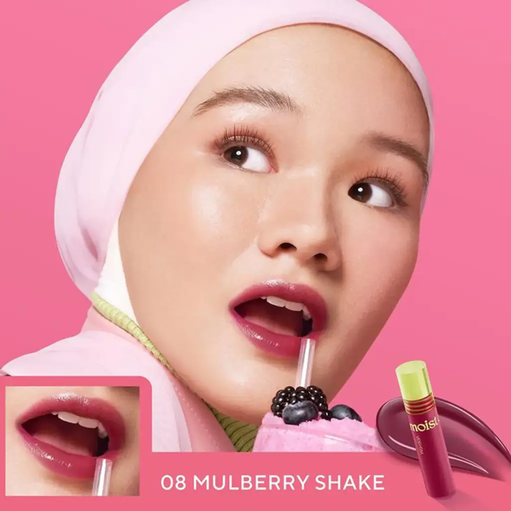 08 Mulberry Shake (*Neutral to cool undertone & Inner ombre pinkish purple look)