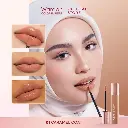 WARDAH Glasting Liquid Lip - High-Pigmented Glass Color, Lightweight, Non-Sticky, Long-Lasting Waterproof - 01 Caramel Coat