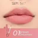 WARDAH Colorfit Velvet Matte Lip Mousse - 01 Brown Dreamer