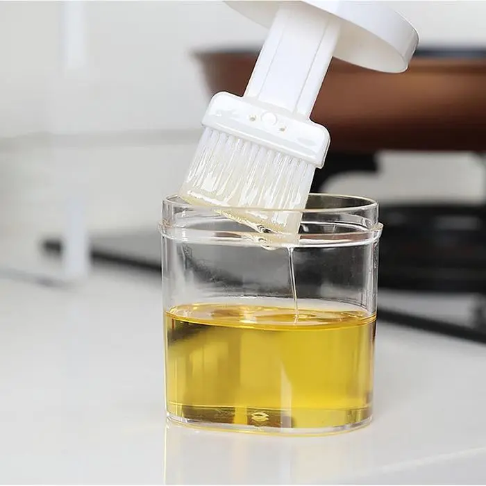 EzzyMart Kitchen Oil Brush With Storage Bottle