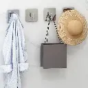 1 قطعة من خطافات الملابس متعددة الوظائف المثبتة على الحائط من الفولاذ المقاوم للصدأ