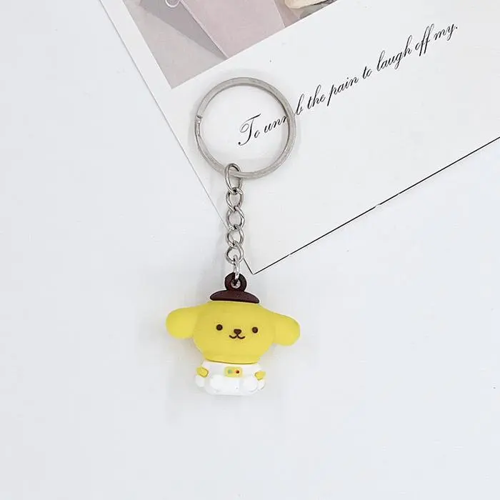Sanrio Hello Kitty Melody Kuromi Cinnamoroll Character Keychain - Purin