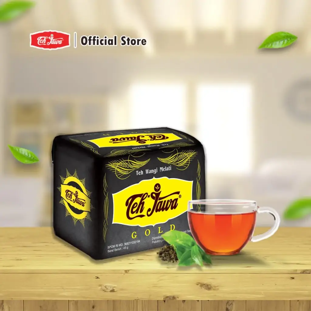 Indonesian Tea - GOLD Javanese Tea 45g 1pcs Brewed Javanese Tea