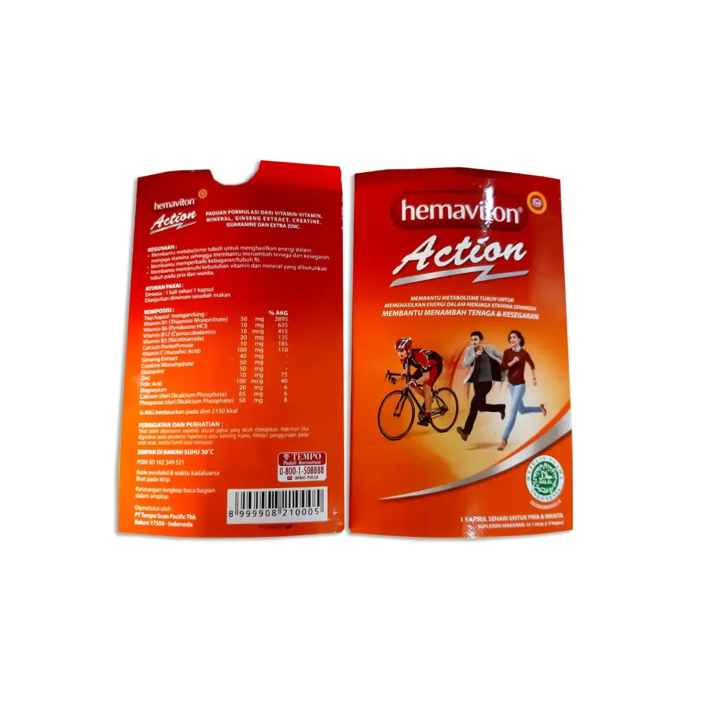 Hemaviton Action Sleeve - 5 Capsules - Increase Body Resistance