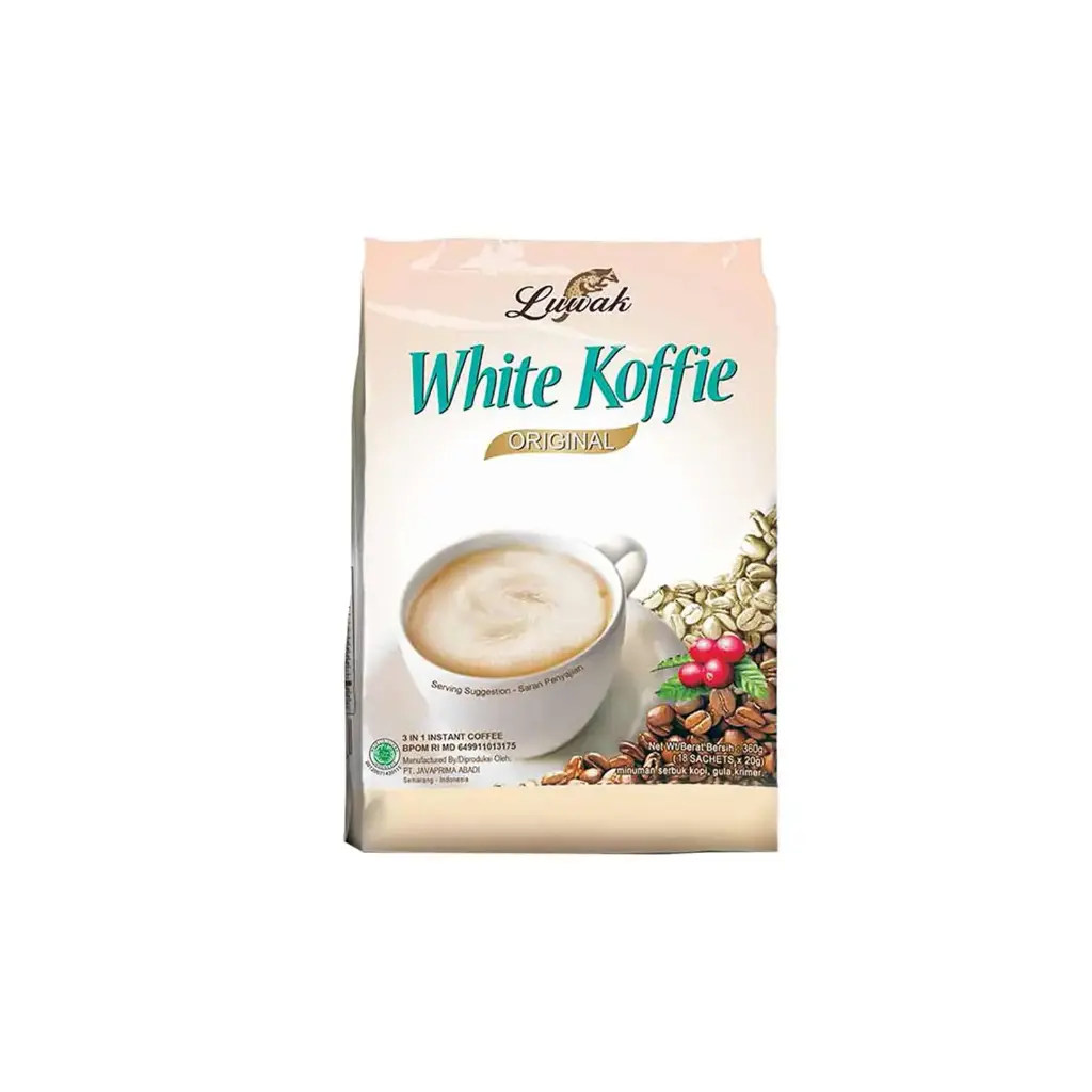 luwak white coffee original 18x20g