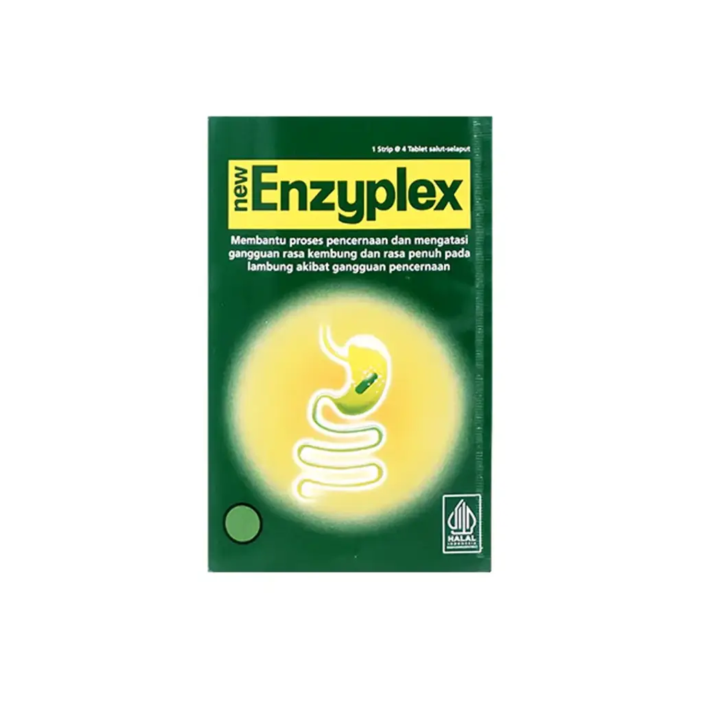 New Enzyplex Stomach Medicine - 4 Tablets