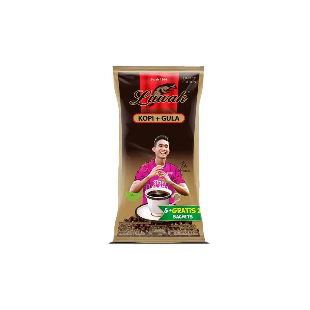Luwak Coffee powder + sugar (5 + 2) 23g