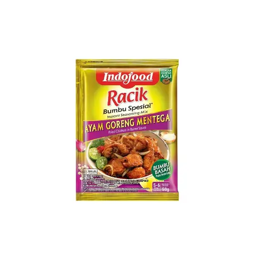 Indofood special seasoning mix for fried chicken with butter 50g