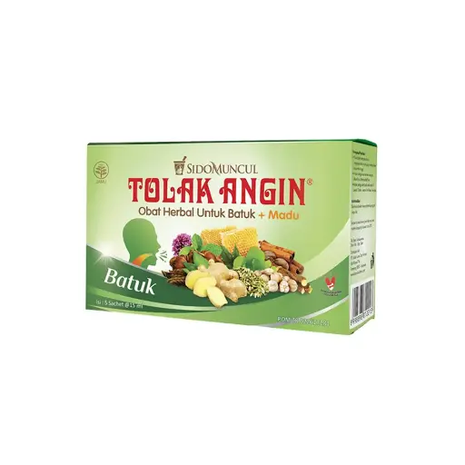 Tolak Angin Cough Liquid Box of 5's - Helps Relieve Phlegmy Coughs
