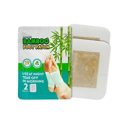 Bamboo Foot Patch - Bamboo Foot Detox Patch Contains 2 Pcs