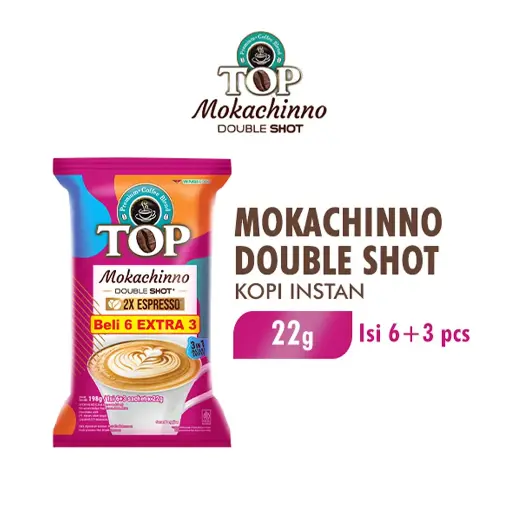 Top Coffee instant coffee 3 in 1 (6+3) Mokachinno 198g