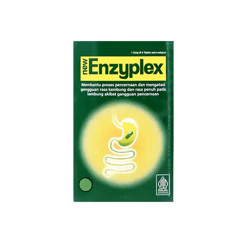 New Enzyplex Stomach Medicine - 4 Tablets